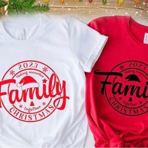 Family Christmas T-shirt 2023
